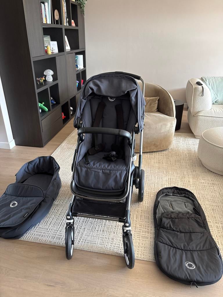 Bugaboo Fox 3  kinderwagen met reiswieg, trappelzak, parasol, Kinderen en Baby's, Kinderwagens en Combinaties, Ophalen, Bugaboo