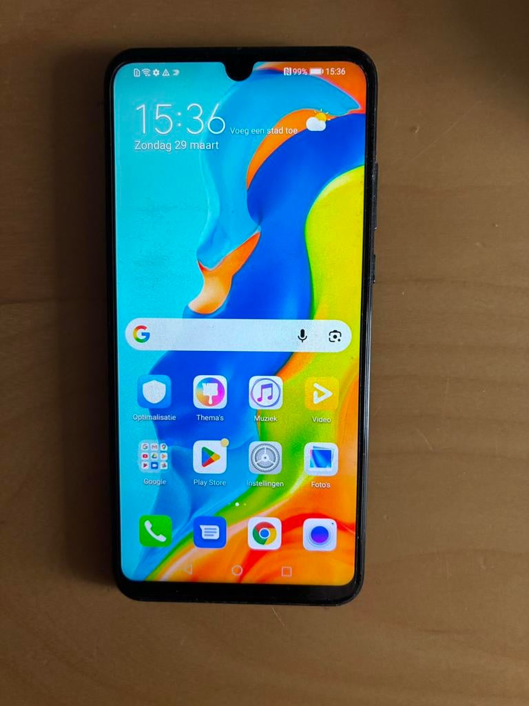 Huawei P30 lite 128 GB, Telecommunicatie, Mobiele telefoons | Huawei, Zwart, Ophalen of Verzenden, Zo goed als nieuw, Zonder simlock