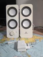 logitech Z200 (wit), Computers en Software, Pc speakers, Ophalen of Verzenden, Gebruikt, Audiokanaal 2, Overige merken