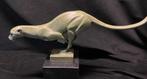 Bronzen luipaard Art Deco Milo/stempel gekleurd zuiver brons, Ophalen of Verzenden