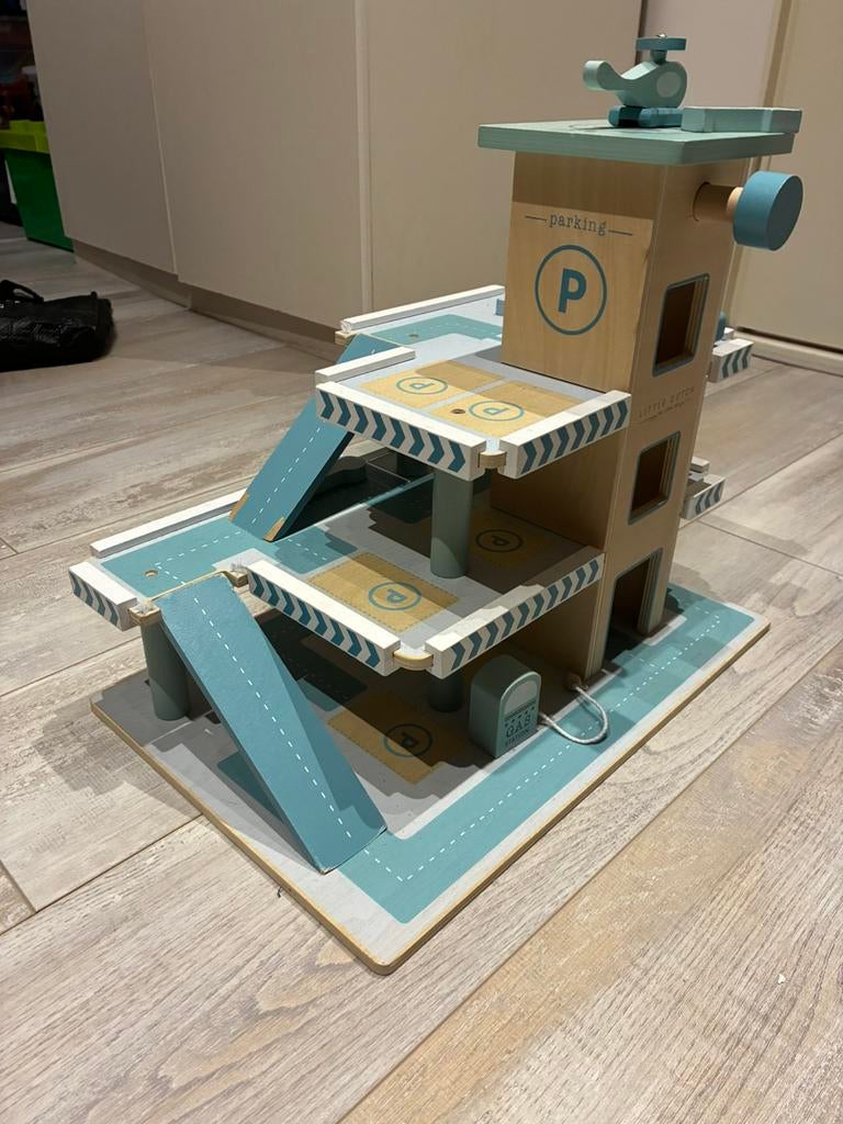 Litte dutch garage, Kinderen en Baby's, Speelgoed | Houten speelgoed, Ophalen, Gebruikt