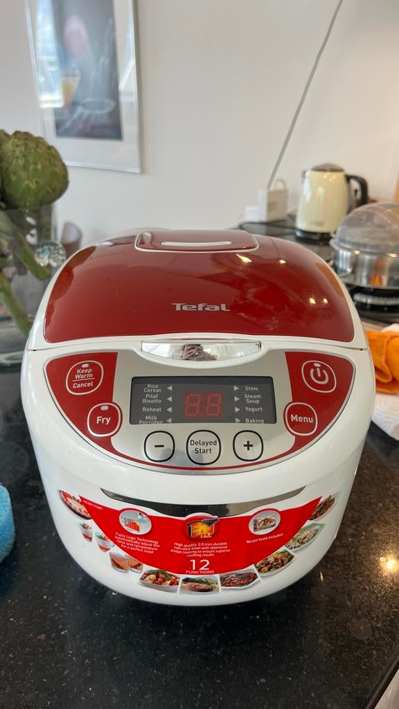 Tefal rijstkoker/multicooker - Perfecte rijst en meer!, Overige typen, Kunststof, Ophalen of Verzenden, Zo goed als nieuw