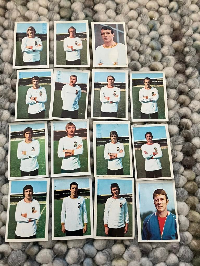 Go ahead eagles panini Vanderhout 1971-1972, Ophalen of Verzenden, Gebruikt, Overige binnenlandse clubs, Poster, Plaatje of Sticker