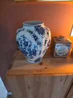 Antieke Delfts Blauwe Vaas - M. Depose, Ophalen of Verzenden