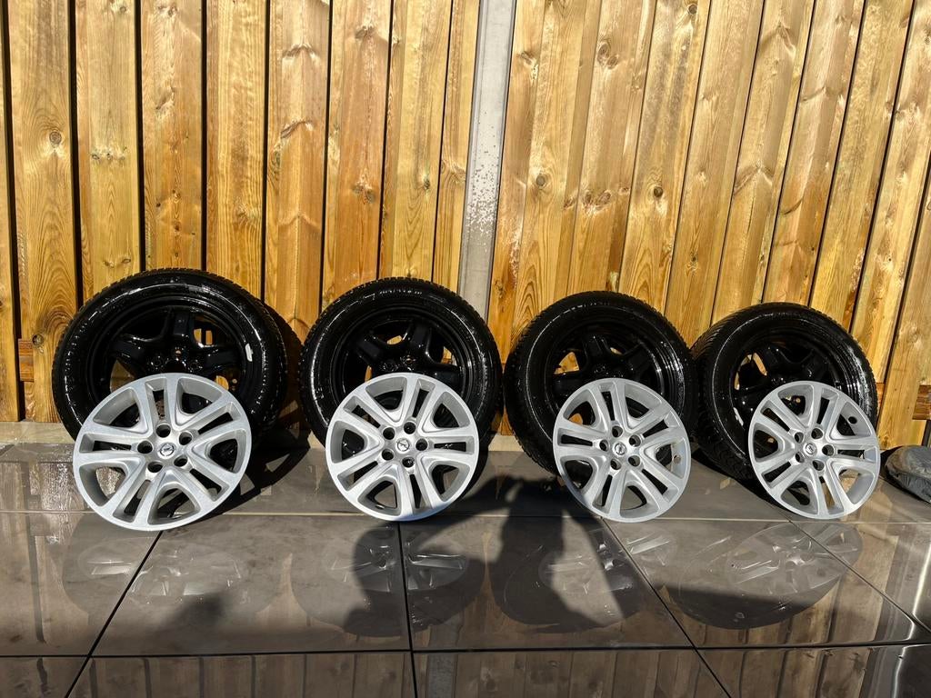 Opel Astra K winterbanden Michelin Alpin 5, Ophalen, Gebruikt, 16 inch, Banden en Velgen