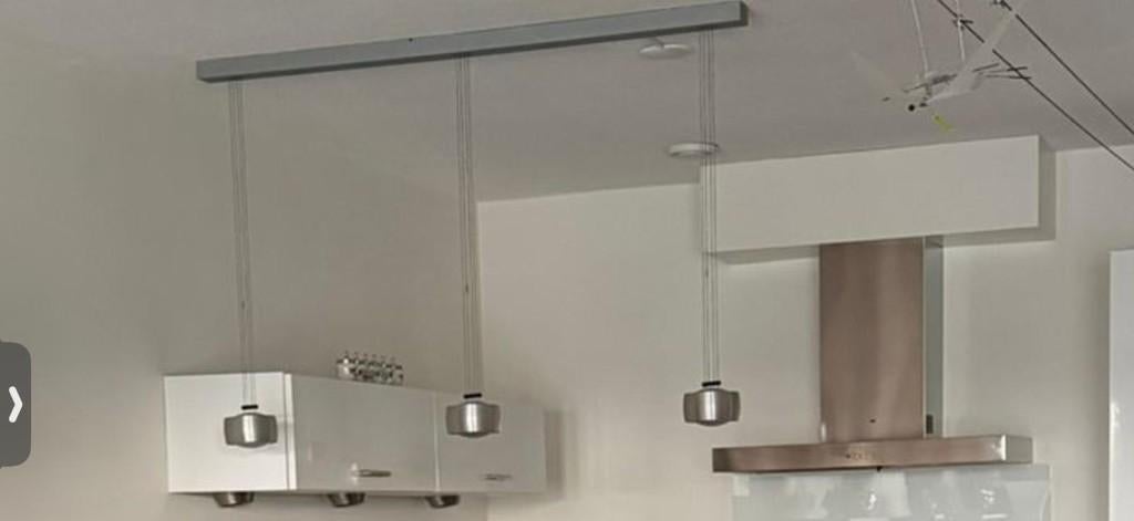 Oligo lamp type GRACE  met 3 verlichtingselementen, 50 tot 75 cm, Ophalen of Verzenden, Zo goed als nieuw, Metaal