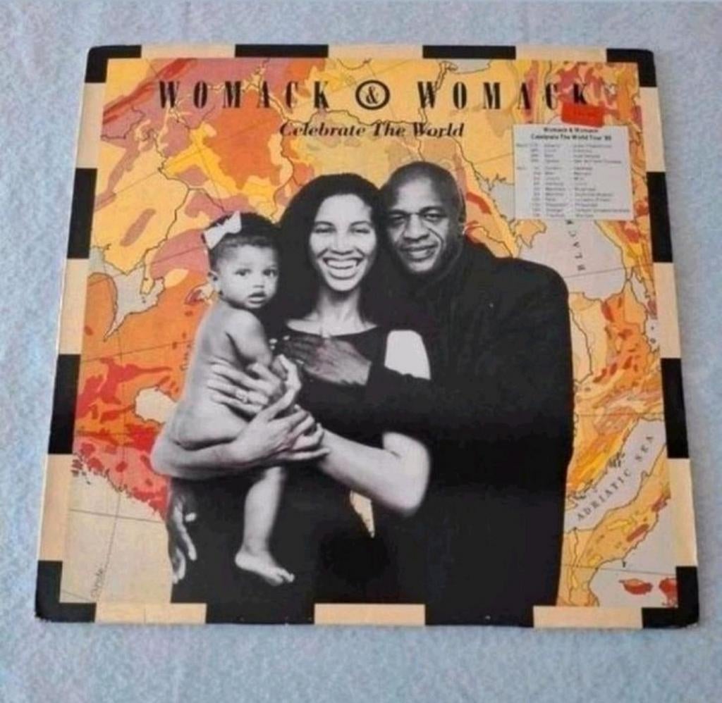 Lp maxi single womack & womack celebrate the world, Cd's en Dvd's, Vinyl | R&B en Soul, Ophalen of Verzenden