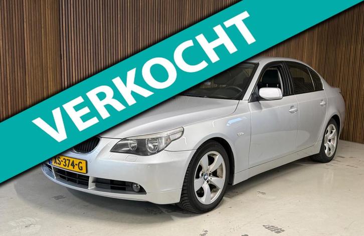 BMW 5-serie 530i - leder -, Auto's, BMW, Bedrijf, Te koop, 5-Serie, ABS, Airbags, Airconditioning, Bluetooth, Boordcomputer, Centrale vergrendeling