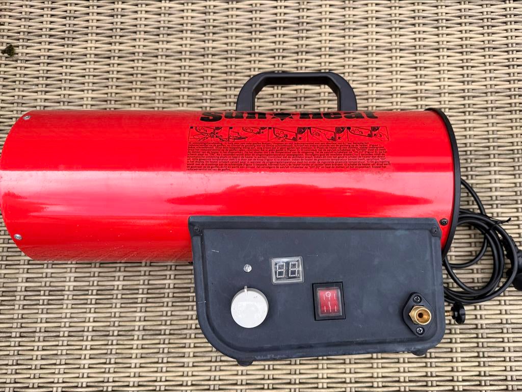 SunHeat gasheater met gasregelaar, Minder dan 85 cm, 3 kookzones of minder, Ophalen of Verzenden, Zo goed als nieuw