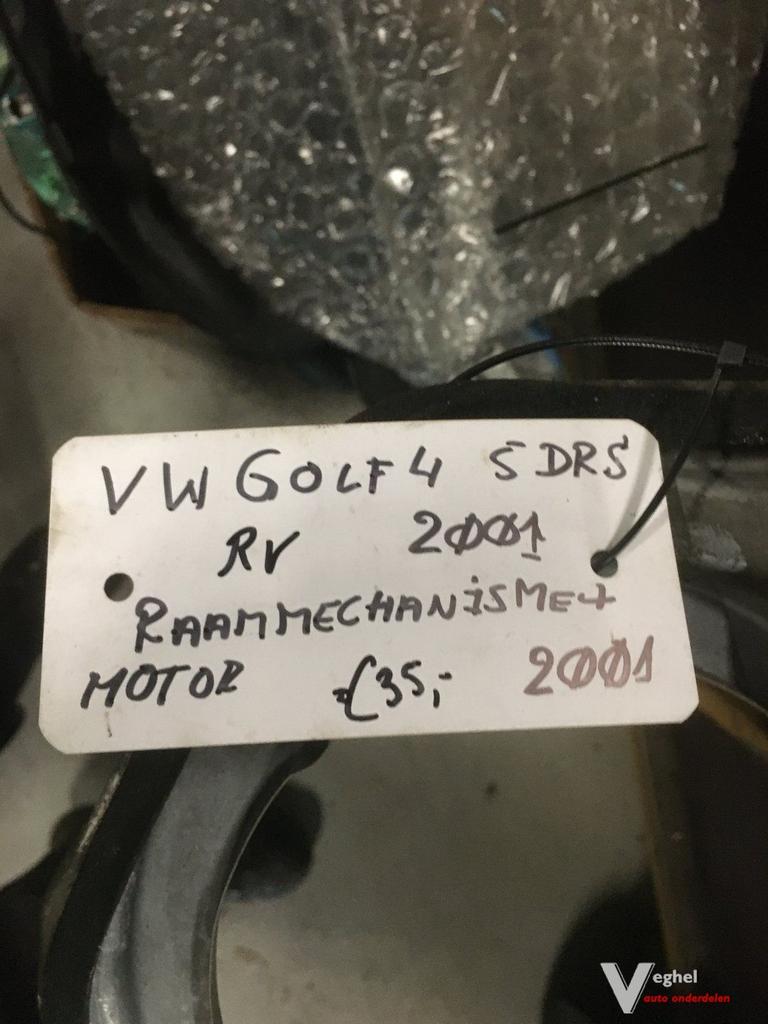Vw Golf 4 5drs 2001 Elektr. Raammechanisme met motor Rechtsv