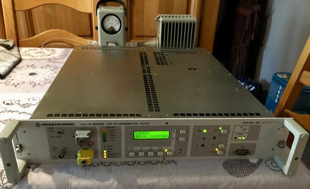 ►►►Rohde & Schwarz SU125 FM Transmitter 20W◄◄◄, Telecommunicatie, Ophalen of Verzenden, Gebruikt, Zender
