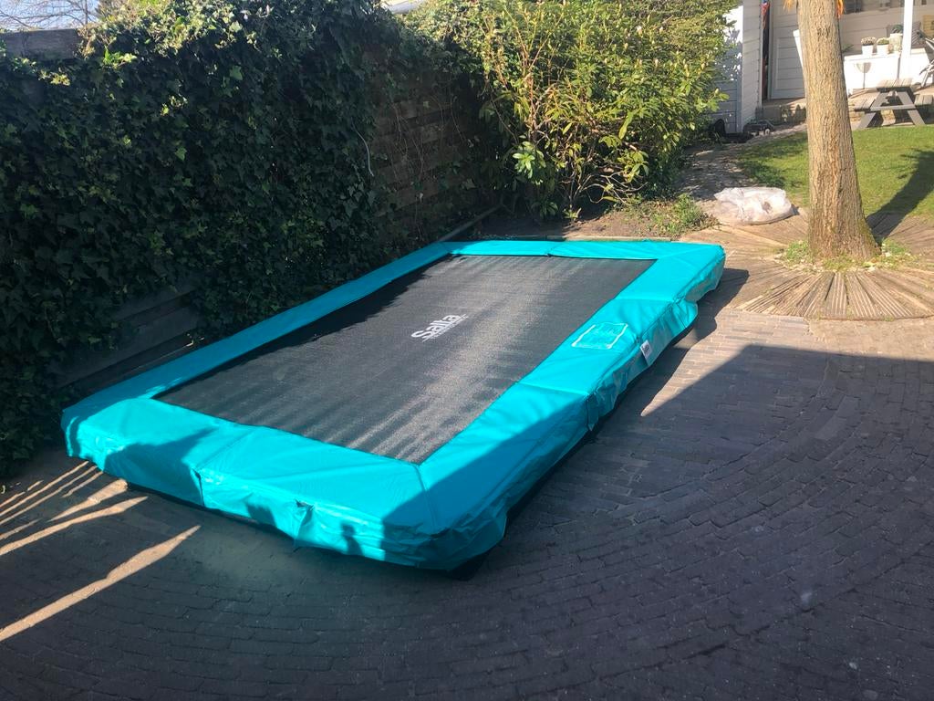 Salta Trampoline Comfort Edition Rechthoekig 305x214cm, Ophalen, Gebruikt