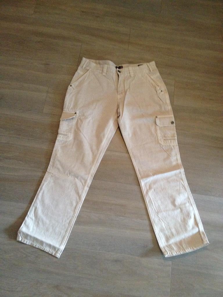 Mooie heren beige zomer Merk broek, Kleding | Heren, Broeken en Pantalons, Ophalen, Beige, River Woods, Maat 56/58 (XL)