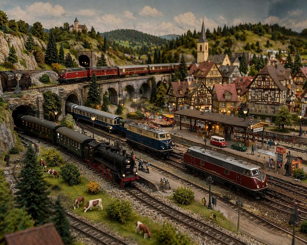 📍GEZOCHT: Verzameling modeltreinen/ zoldervonds, Ophalen, Gebruikt, Locomotief, Gelijkstroom of Wisselstroom