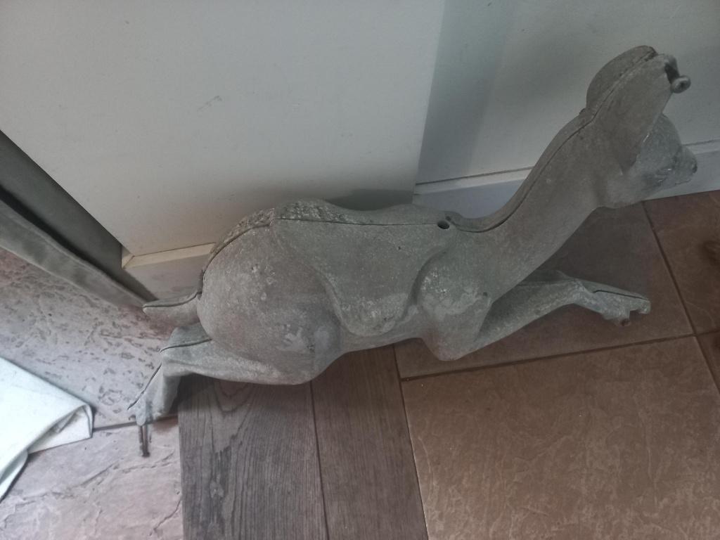 Ree/ Hert aluminium komt van draaimolen oid speelgoed, Ophalen of Verzenden