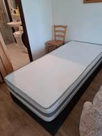 Gratis eenpersoons boxspring met topper, Ophalen of Verzenden, Gebruikt, Eenpersoons, 90 cm