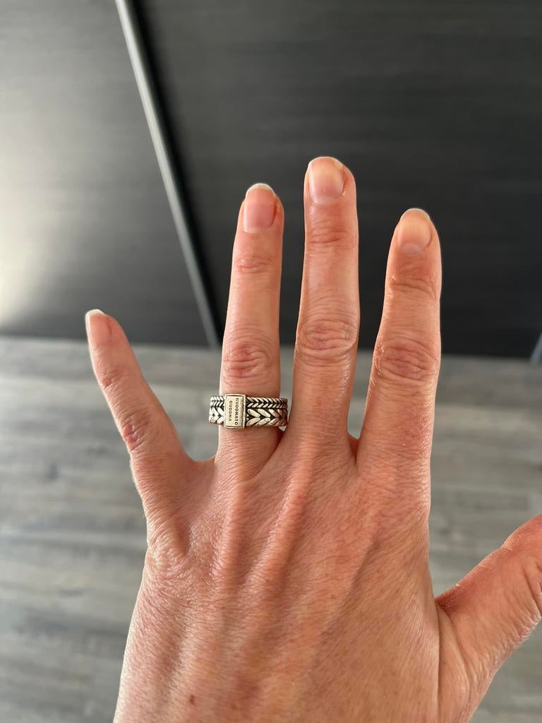 Buddha to Buddha RING BARBARA DUBBEL, Ophalen of Verzenden, Zo goed als nieuw, 17 tot 18, Dame