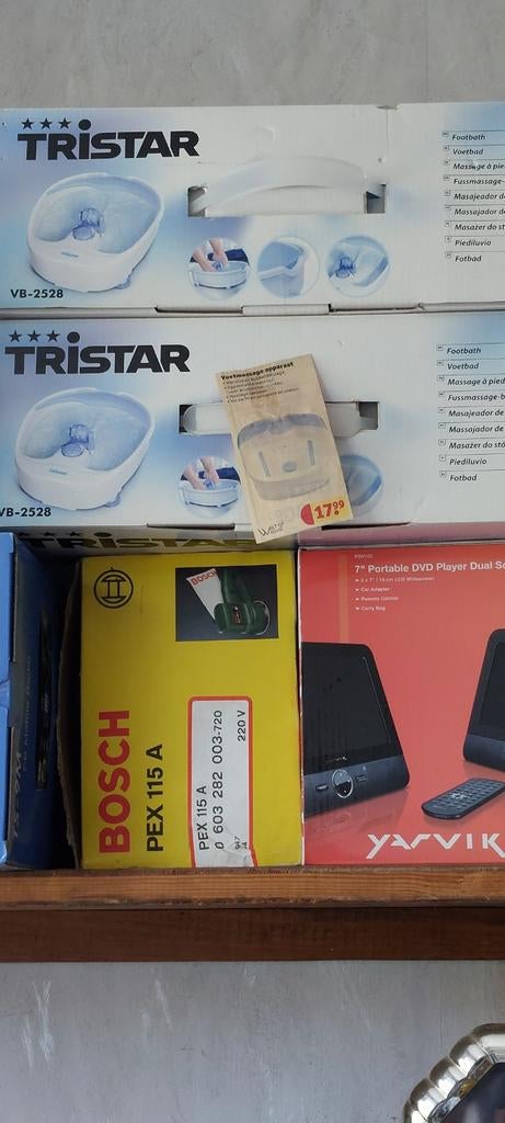 Tristar Voeten Massage Bad - Ontspanning voor je voeten, Ophalen of Verzenden, Nieuw