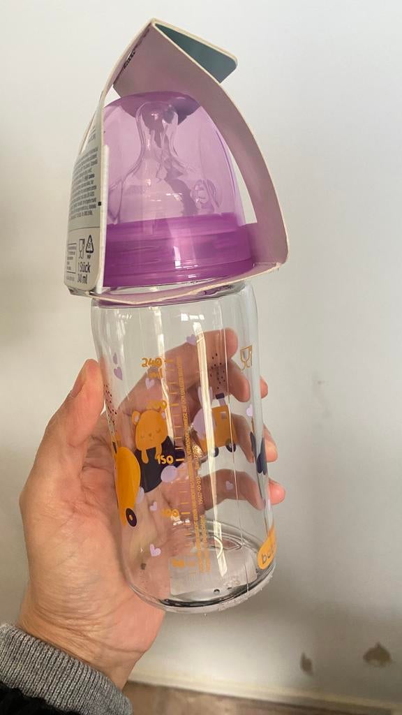Glazen melk fles, Ophalen, Nieuw, Eten en Drinken