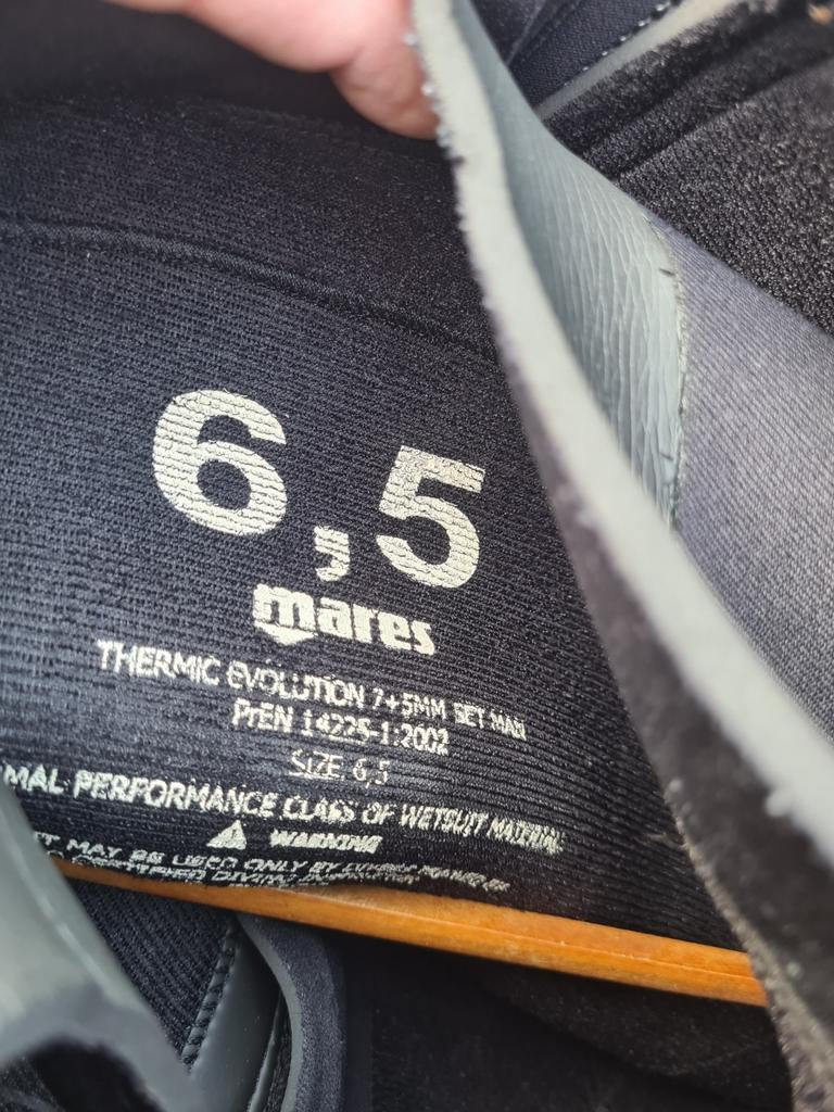 Mares duikpak 6.5 (L/XL) Koud water pak, Ophalen, Duikpak