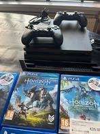 PS4 Slim 500GB + 2 Controllers + 5 Games, Ophalen of Verzenden, Zo goed als nieuw, Met 2 controllers, Slim