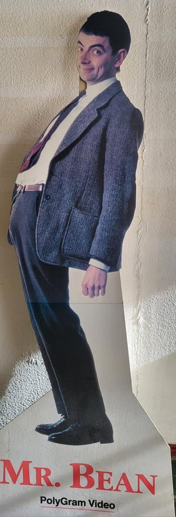 Levensgrote Mr. Bean Kartonnen Display - PolyGram Video, Verzamelen, Ophalen