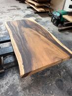 Boomstamtafel 180x90cm afgewerkt in skylt lak, Nieuw, Ars longa, Drempt@ars-longa.nl, Vier personen