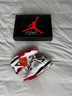 Nike Air Jordan 4 Fire Red 2020 - 43 / US 9.5, Ophalen of Verzenden, Gedragen, Wit, Sneakers of Gympen