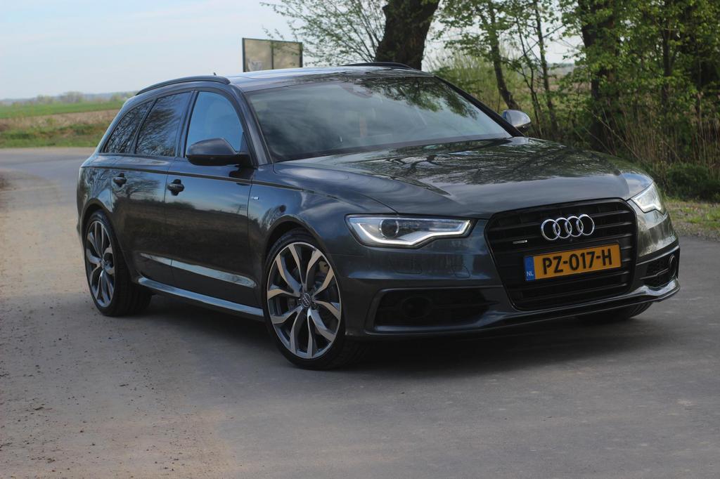 Audi A6 3.0 TDI 230KW Avant Quat S-tr 2014 Grijs, Automaat, Zwart, Stationwagon, Diesel