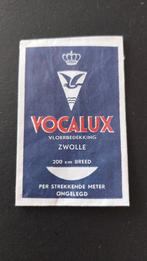Zwolle, Vocalux Vloerbedekking, Verzamelen, Suikerzakjes, Verzenden, Nederland