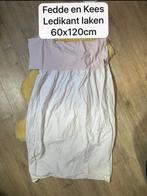 Fedde en Kees ledikant Nunki laken 60x 120cm roze, Ophalen of Verzenden, Gebruikt, 100 cm of meer, Deken