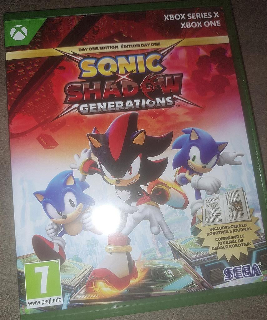 Sonic x shadow generations xbox one z.g.a.n., 1 speler, Ophalen of Verzenden, Zo goed als nieuw, Platform