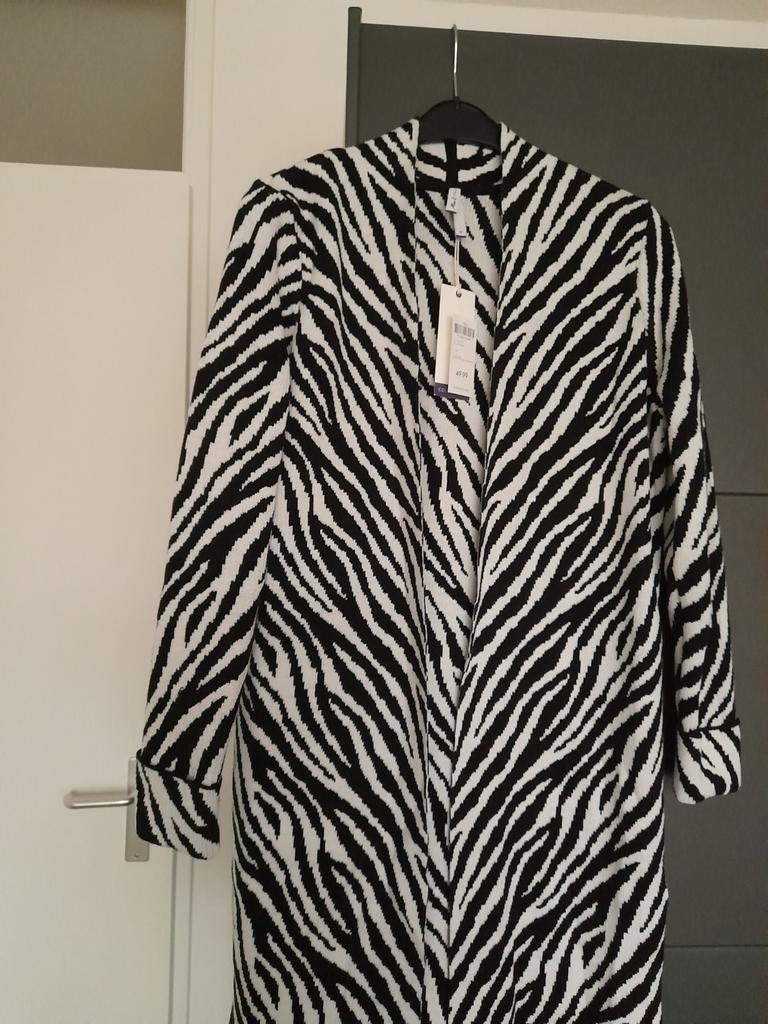 Zwart wit vest jas.nieuw te groot gekocht., Ophalen of Verzenden, Nieuw, Zwart