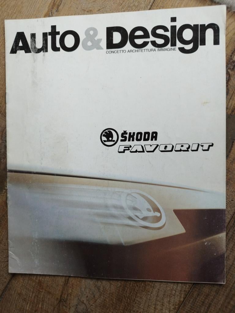 Auto & design Skoda favorit nr 47 jaar 1987, Boeken, Gelezen, Ophalen of Verzenden, Overige merken, Skoda