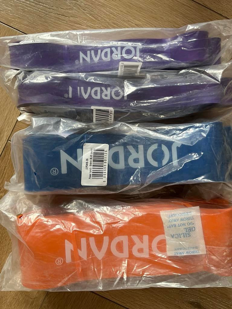 Nieuwe Jordan Resistance Bands - Krachttraining & Fitness, Sport en Fitness, Fitnessmaterialen, Ophalen, Nieuw, Armen, Weerstandband