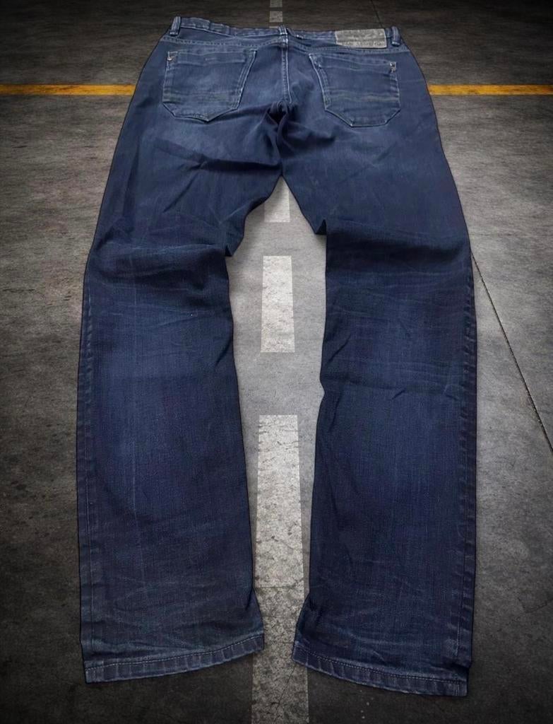 PME Legend Skymaster Jeans 34x34 Tapered Dark Wash, Ophalen of Verzenden, Zo goed als nieuw, Blauw, W33 - W34 (confectie 48/50)