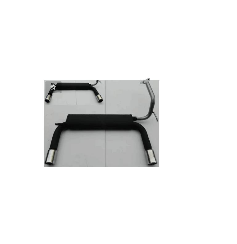 123 SPORTUITLAAT  (2014 -...TOYOTA AYGO 2 II PEUGEOT 107 108, Auto-onderdelen, Uitlaatsystemen, -, Verzenden, -, Nieuw