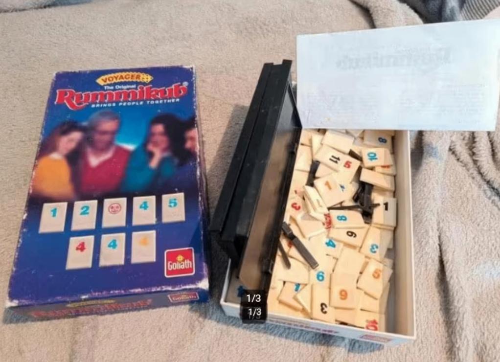 Rummikub Voyager oude versie van Goliath, Gebruikt, Ophalen of Verzenden