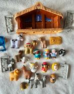 Little people kerststal met veel dieren, boerderij stal, Ophalen of Verzenden, Zo goed als nieuw