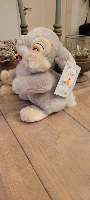 Vintage Disney Stampertje (Thumper)- Gund - Met Label!, Kinderen en Baby's, Speelgoed | Knuffels en Pluche, Nieuw, Overige typen