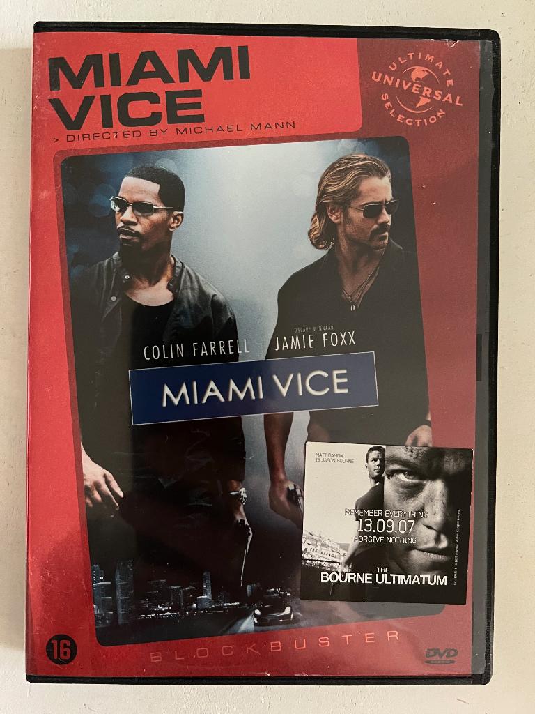 Miami Vice, Cd's en Dvd's, Dvd's | Actie, Gebruikt, Vanaf 16 jaar, Ophalen of Verzenden