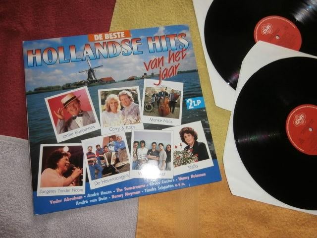 2-LP - De Beste Hollandse Hits Van Het Jaar -Various Artists, Cd's en Dvd's, Ophalen of Verzenden, Zo goed als nieuw, 12 inch