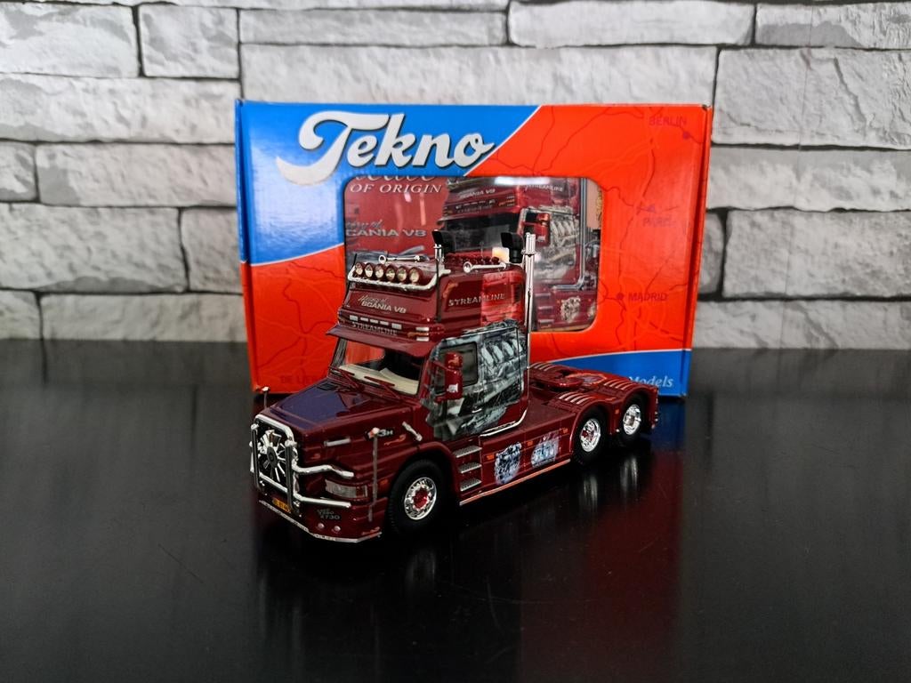Tekno Scania Torpedo 143 "History", Hobby en Vrije tijd, Ophalen of Verzenden, Zo goed als nieuw, Bus of Vrachtwagen, Tekno
