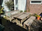Gloster Hardhouten Teak Tuinset, Gebruikt, 6 zitplaatsen, Teakhout, Ophalen of Verzenden