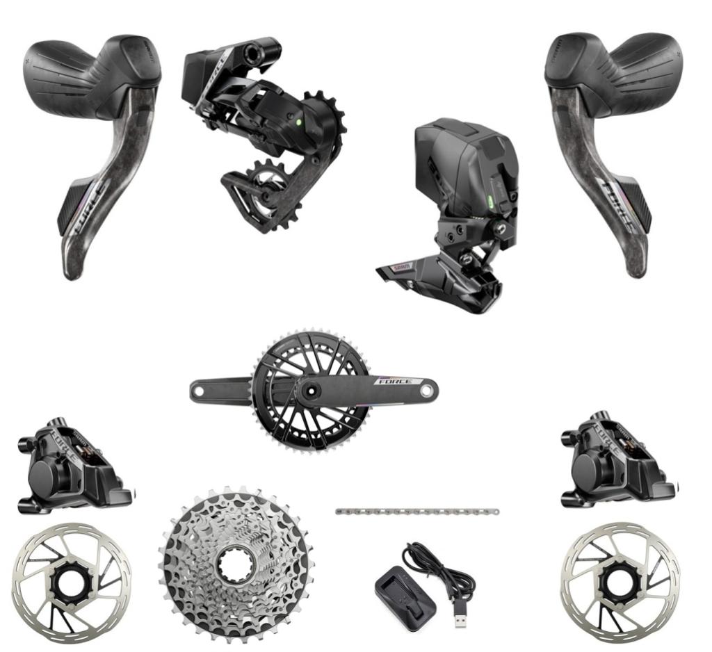 SRAM Force AXS E1 2x12 groepset nieuw model
