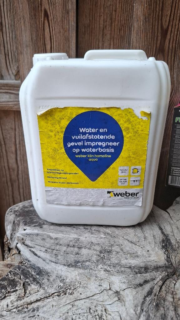 Gevel impregneer 2 x 5 liter, Ophalen, Nieuw