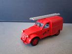 Citroën 2CV bestelwagen brandweer schaalmodel, Overige merken, Auto, 1:32 tot 1:50, Ophalen of Verzenden