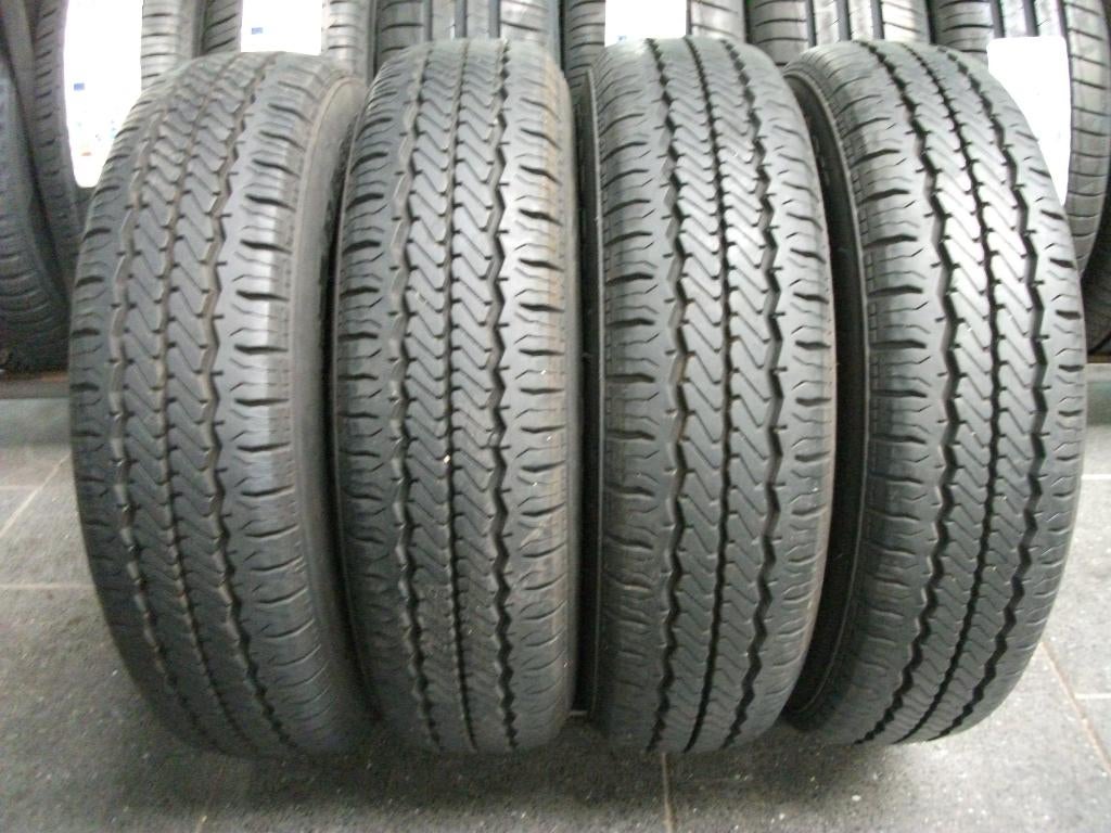 4 x 165r13c hankook transport/aanhangerbanden 4 x 8mm!!, Gebruikt, 13 inch, Banden en Velgen, Nvt