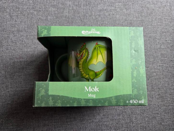 Groene Efteling Draak Mok - Nieuw!, Verzamelen, Efteling, Nieuw, Gebruiksvoorwerp, Ophalen of Verzenden