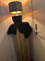Unieke zuil met lamp, Ophalen of Verzenden, Gebruikt, Hout, 100 tot 150 cm